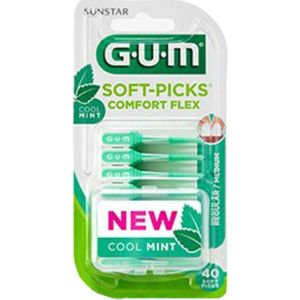 GUM Soft Picks Comfort Flex regular mint - 40st