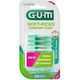 GUM Soft-Picks Comfort Flex Regular Medium 80 stuks