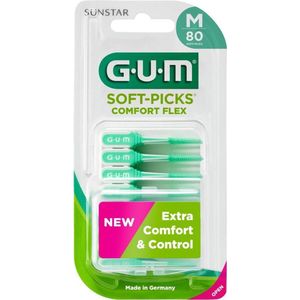 GUM Soft-Picks Comfort Flex Regular Medium 80 stuks