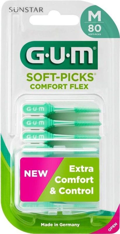 GUM Soft-Picks Comfort Flex Regular Medium 80 stuks