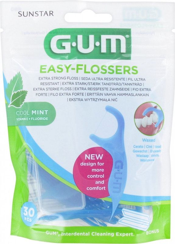 GUM - Easy Flossers - Mint - 30 Stuks