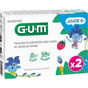 GUM Junior Tandgel Set van 2 x 50 ml