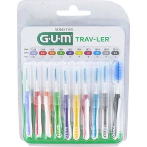 GUM - Trav-Ler Ragers Multipack - Interdentale Borsteltjes - Antibacterieel