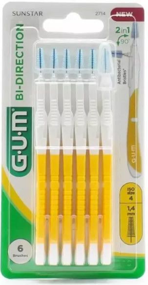 GUM - Bi-Direction Ragers - Geel - Draad met Filamenten