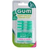GUM Soft-Picks Comfort Flex Cool Mint Large - 40 stuks
