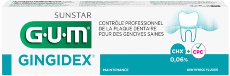 GUM - Gingidex - Tandpasta - Frisse Munt - 0,06% Chloorhexidine