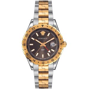 Versace V11040015 Hellenyium Brown Dial Two-tone Men's Watch