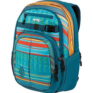 Nitro Chase Rugzak Schoolrugzak met Organizer Schooltas Daypack met 17 inch laptopvak, 35 l, Canyon, 35L, Rugzak