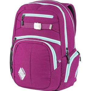Nitro Hero Pack / grote trendy rugzak tas backpack / 37 L / met gewatteerd laptopvak en andere leuke functies, Grateful Pink (roze) - 1151-878038