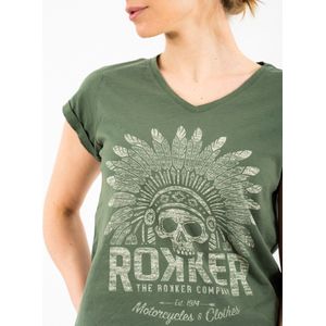 Rokker Indian Bonnet Dames T-Shirt