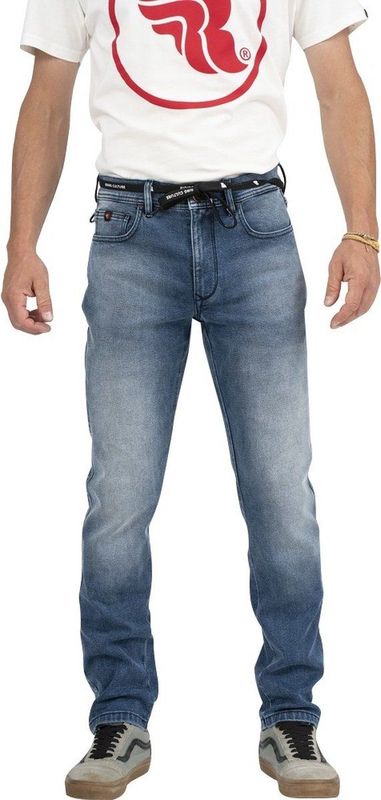 Riding Culture Tapered Slim Light Blue Motorfiets Jeans