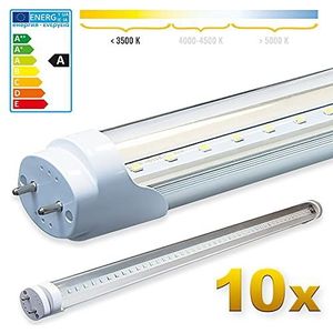 LEDVero SMD LED-buis met TÜV-certificering in neutraal wit - TL-buis T8 G13 transparante afdekking