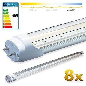 LEDVero SMD LED-buis met TÜV-certificering in neutraal wit - TL-buis T8 G13 transparante afdekking