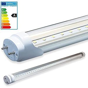 LEDVero SMD LED-buis met TÜV-certificering in neutraal wit - TL-buis T8 G13 transparante afdekking