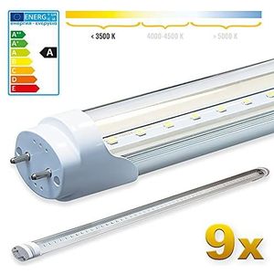 LEDVero SMD LED-buis met TÜV-certificering in neutraal wit - TL-buis T8 G13 transparante afdekking