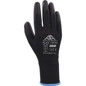 ActiveGear - Grip PU-Flex - Handschoen - Zwart - Polyester