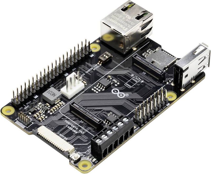 Arduino - ASX00049 - HAT Carrier - Robuuste Houder - Compatibel met Portenta en Raspberry Pi