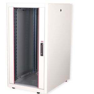 ROLINE 19-inch netwerkkast Basic 22 U, 600x800 BxD Glazen deur grijs