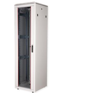 ROLINE 19-inch netwerkkast Pro 42 U, 600x600 BxD Glazen deur grijs