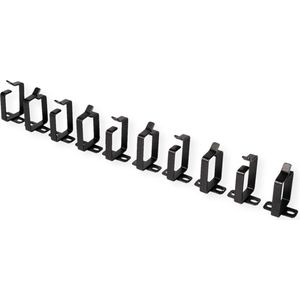Roline - Kabelgeleidingsbeugel - Accessoires - Zwart - Staalplaat - 10 Stuks