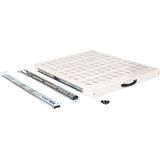 19 Inch - Uitschuifbare Legplank - Grijs - Metaal - Max 25 kg