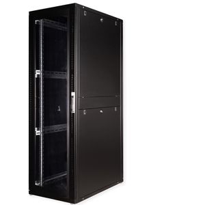 ROLINE 19-inch server rack Pro 42 U, 600x1000 BxD zwart plexiglas