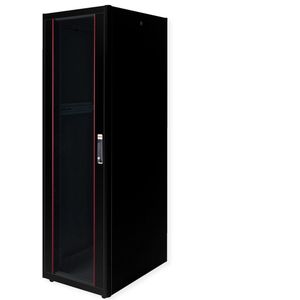ROLINE 19-inch netwerkkast Basic 42 U, 600x800 BxD Glazen deur zwart
