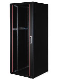 ROLINE 19-inch netwerkkast Basic 42U, 800x800 BxD Glazen deur zwart