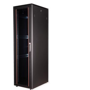 ROLINE 19-inch netwerkkast Pro 47 U, 600x800 BxD Glazen deur zwart