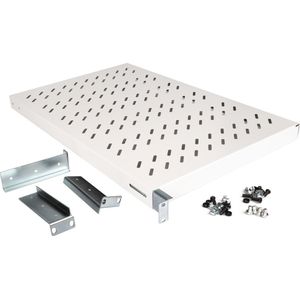 ROLINE - Plank - 19 Inch - Grijs - Geperforeerd Plaatstaal - Draagvermogen 50 kg