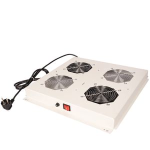 Roline - 19-inch Dakventilator - Grijs - 2 Ventilatoren - ON/OFF