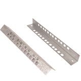 Roline - Basic 19 Profilschienen 15 HE - Accessoires voor Serverkasten - Zilver