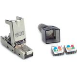 RJ45 toolless connector voor F/UTP / S/FTP CAT6a netwerkkabel - per stuk