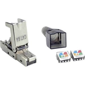 RJ45 toolless connector voor F/UTP / S/FTP CAT6a netwerkkabel - per stuk