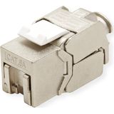VALUE Cat.6A Keystone Module - RJ-45 - Zilver - Gereedschapsloos
