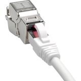 VALUE Cat.6A Keystone Module - RJ-45 - Zilver - Gereedschapsloos