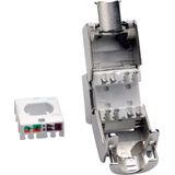 VALUE Cat.6A Keystone Module - RJ-45 - Zilver - Gereedschapsloos