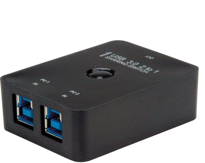 Value USB 3.2 Gen 1 Switch - 3 Poorten - Zwart