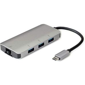 ROLINE USB Type C naar Gigabit Ethernet Converter + Hub 3x