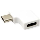 USB-C - Haakse Adapter - USB3.2 - Wit