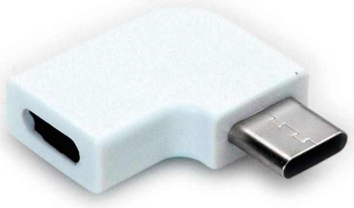 USB-C - Haakse Adapter - USB3.2 - Wit