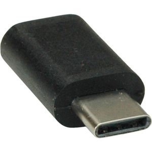 VALUE USB 2.0 Adapter, Type C - Micro B, M/F - zwart 12.99.3191
