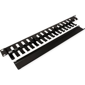 Value - 19" Kabelwartel - Accessoires - Zwart - 1U - 40x40mm