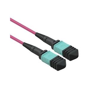 VALUE MPO Trunk Kabel 50/125µm OM4, MPO/MPO, violet, 10 m - paars 21.99.1103