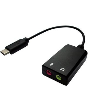 VALUE USB-C Adapter - 2x 3.5mm Audio - M/F - 0.13 m