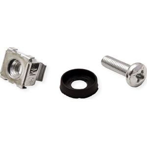 M5 schroevenset voor 10 inch / 19 inch componenten | zilver | 100 stuks
