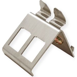 ROLINE - DIN-rail Adapter - Zilver - Voor 2 Keystones