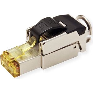 Premium RJ45 toolless connector voor F/UTP / S/FTP CAT6a netwerkkabel - per stuk