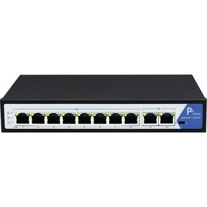 VALUE PoE+ Gigabit Ethernet Switch - 8+2 Poorten
