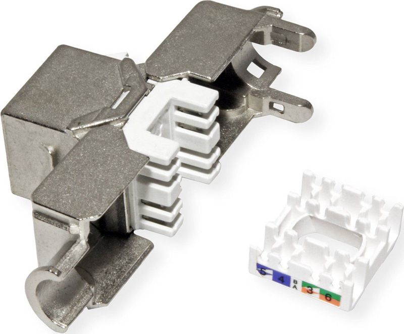 VALUE - Cat.6A Keystone - RJ-45 - Afgeschermd - Gereedschapsloos - Slim